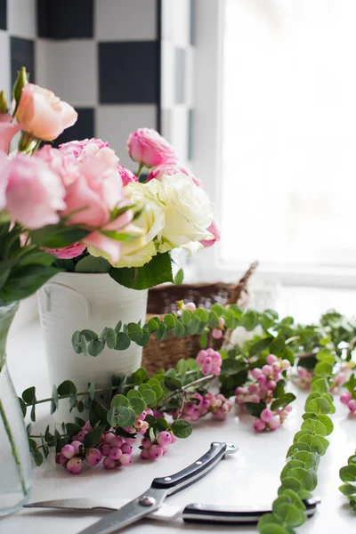 Florister arbetsplatsen — Stockfoto