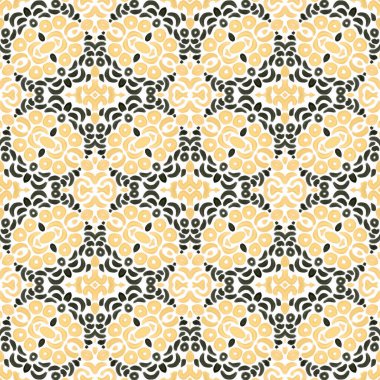 Soyut etnik, pürüzsüz yüzey deseni, kumaş ya da duvar kağıdı için tekrarlanabilir tasarım, geometrik fayans dekoru