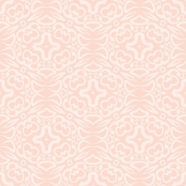 Hassas bir şeftali ve krema paletinde kusursuz tekrarlayan raster deseni, akıcı organik dalgalı şekiller ve simetrik girdap motifleri. 70 'lerden esinlenilmiş hafif bir tonal tasarımı var. Duvar kâğıdı, tekstil ve ambalaj kağıdı için mükemmel.