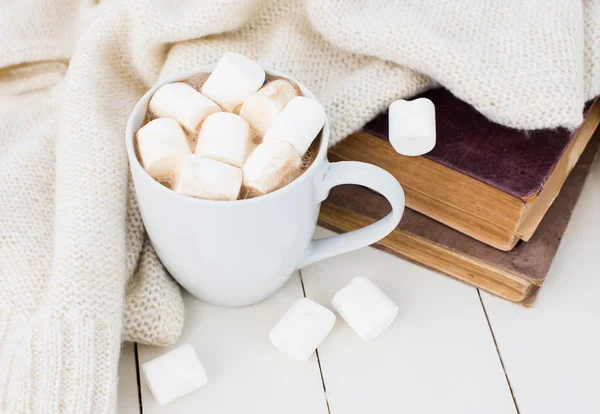 Accogliente inverno casa sfondo — Foto Stock