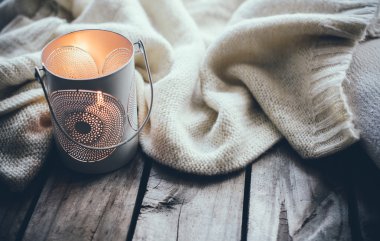 Rahat ve yumuşak kış arka plan