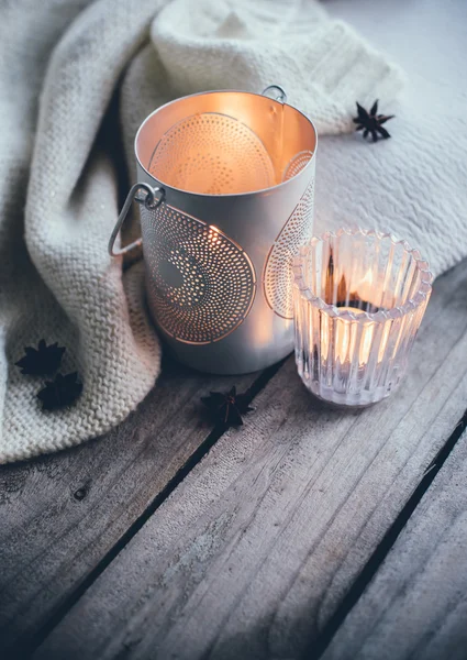 Gezellige en zachte winter achtergrond — Stockfoto