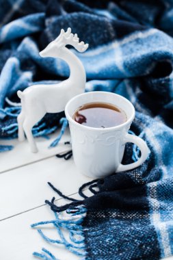 sıcak çay ve Noel geyiği