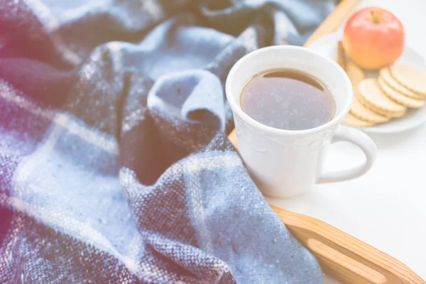 Micul dejun confortabil de iarnă — Fotografie, imagine de stoc