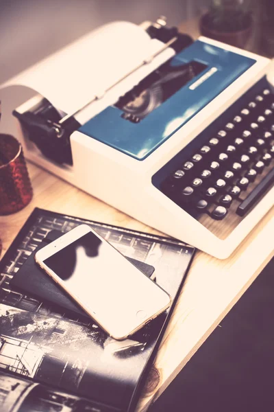 Hipster work space — Stock Photo, Image