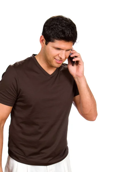 Man Talking On Cellphone — Stock Photo, Image