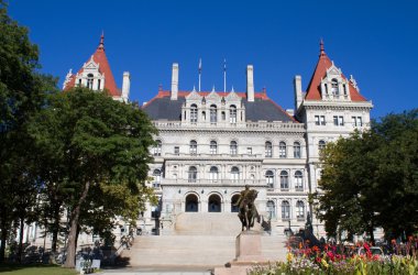 Albany New York State Capitol Building clipart