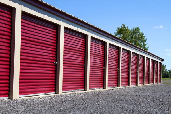 Mini unidades de alquiler de self storage — Foto de Stock