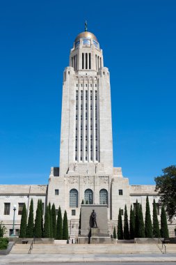 Nebraska State Capitol Tower Dome clipart