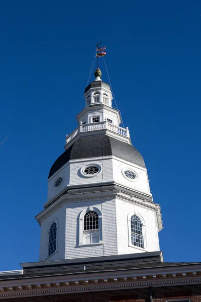 Maryland de Annapolis Maryland Capitol Dome Imágenes de stock libres de derechos
