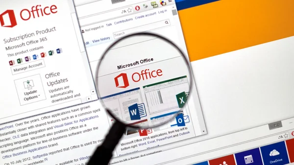 Microsoft Office Word, Excel. — Foto de Stock