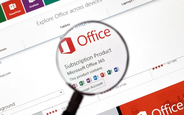 Microsoft Office Word, Excel. — Stockfoto