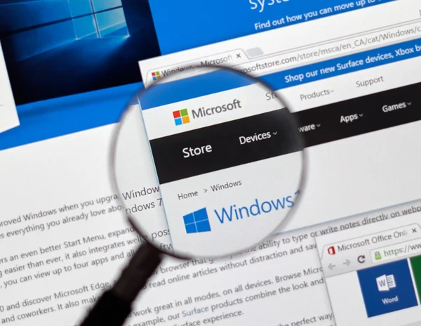 Microsoft-vindu 10 . – stockfoto