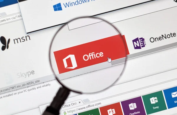 Microsoft Office online. Zdjęcia Stockowe bez tantiem