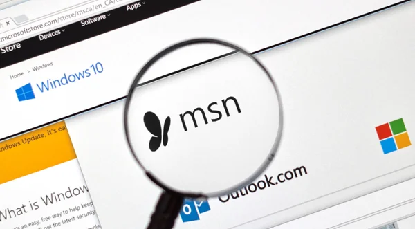 Msn - Windows Live Messenger Fotografia Stock