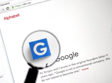 Google - alfabe Inc sitesi 