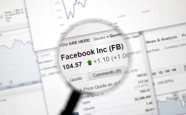 FB - Facebook stock. — Stock Photo, Image