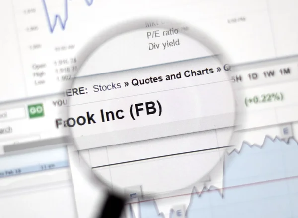 FB - Facebook stock. — Stock Photo, Image