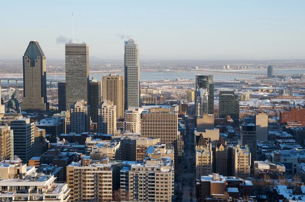 Vista panorámica del centro de Montreal . — Foto de Stock