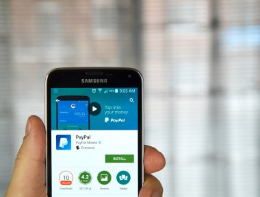 PayPal bir cep telefonu.
