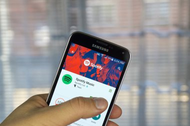 Mobil uygulama spotify