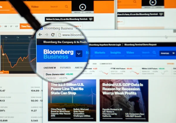 Bloomberg internet sayfası