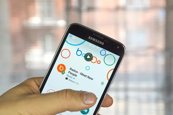 Badoo モバイルアプリ — ストック写真