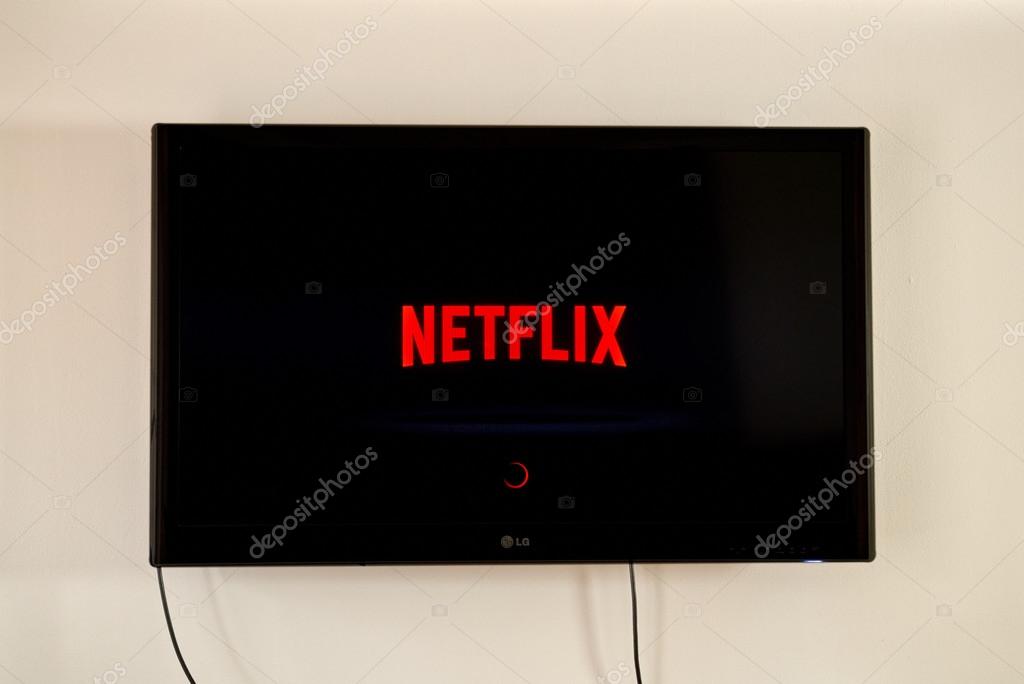 MONTREAL, CANADA - MARCH 20, 2016 - Netflix application running on LG TV. Netflix is a well known global provider of streaming movies and TV series.