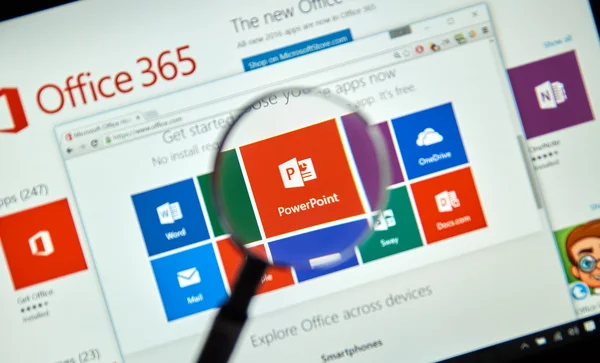 Microsoft Office 365 — стоковое фото