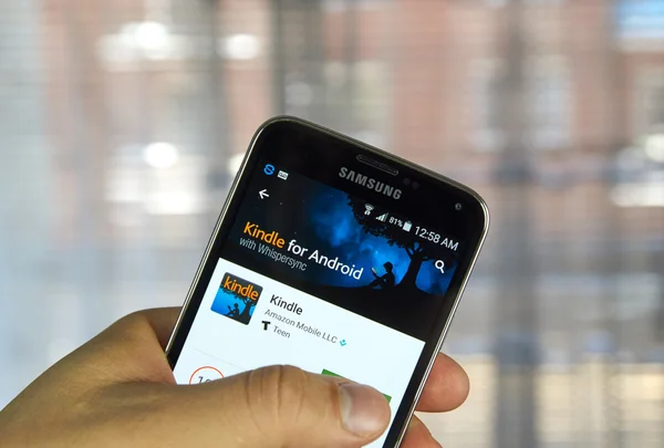 Kindle android app — Φωτογραφία Αρχείου