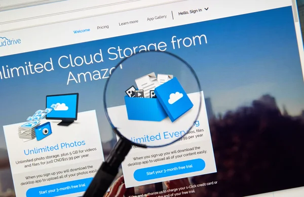 Amazon Cloud Drive. — Foto Stock