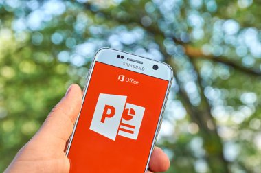 Microsoft Office Powerpoint uygulaması