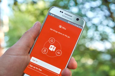 Microsoft Office Powerpoint uygulaması