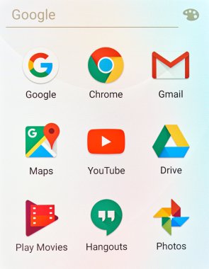 Google uygulamaları logolar