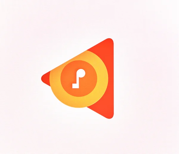 Google Play Music logo — Stock Photo, Image