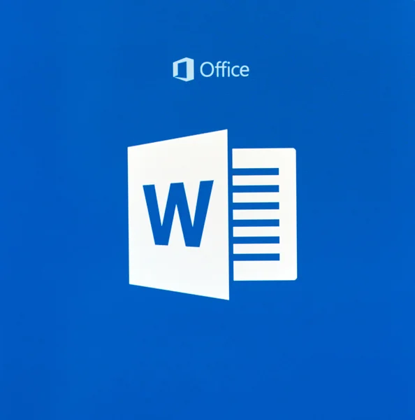 Microsoft Office Word のロゴ — ストック写真