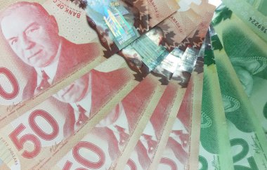 Canadian banknot.
