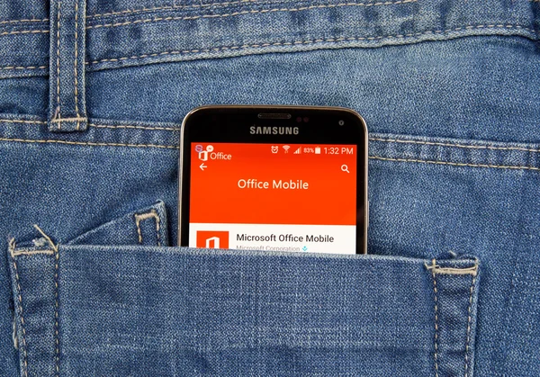 Microsoft Office мобільного . — стокове фото
