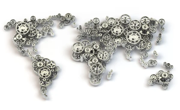 Connessioni con l'economia globale e concetto di business internazionale . — Foto Stock
