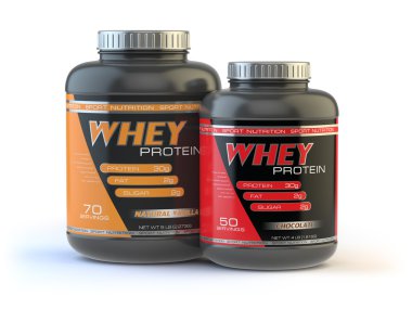 Peynir altı suyu proteini beyaz izole. Spor vücut geliştirme takviyeleri