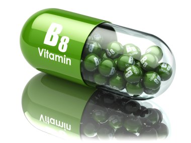 Vitamini B8 kapsül. Diyet takviyeleri.
