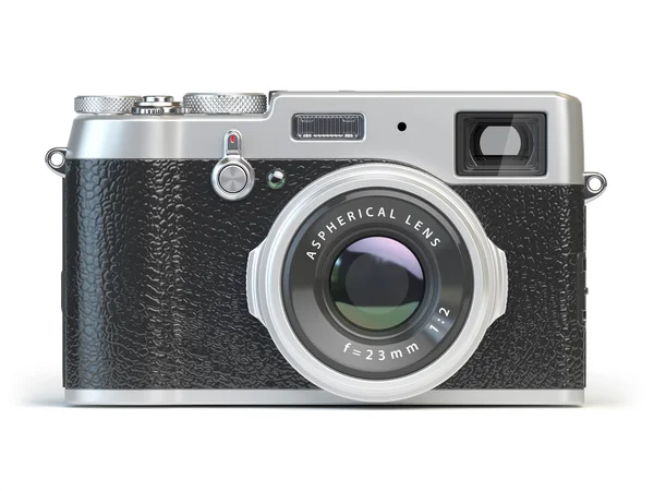 Ročník fotografické kamery izolované na bílém. — Stock fotografie