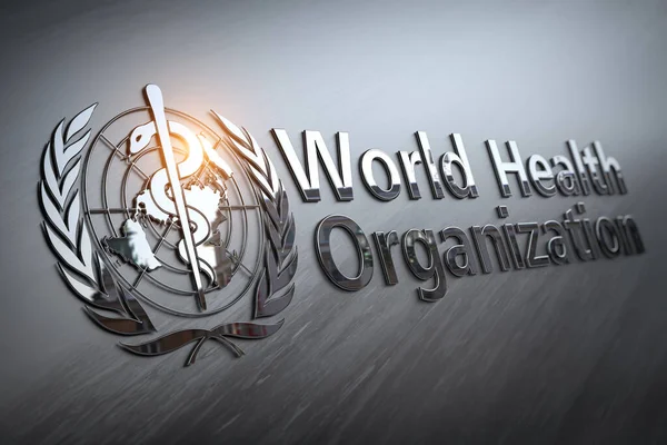 Signe Symbole Organisation Mondiale Santé Illustration — Photo