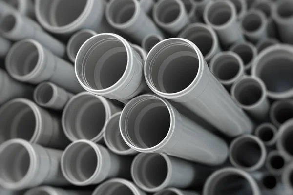 Pvc Plastic Pipes Tubes Background Illustration — Stock Photo, Image
