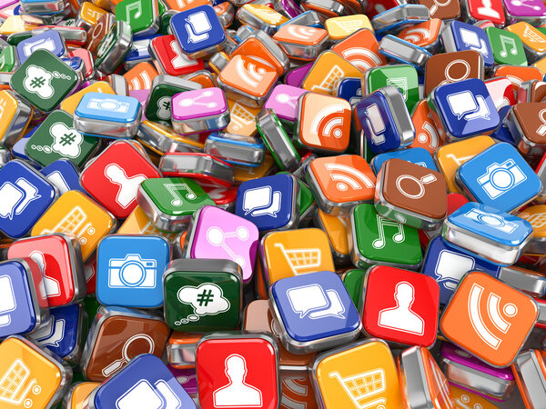 Программное обеспечение Иконки смартфонов или мобильных телефонов
.