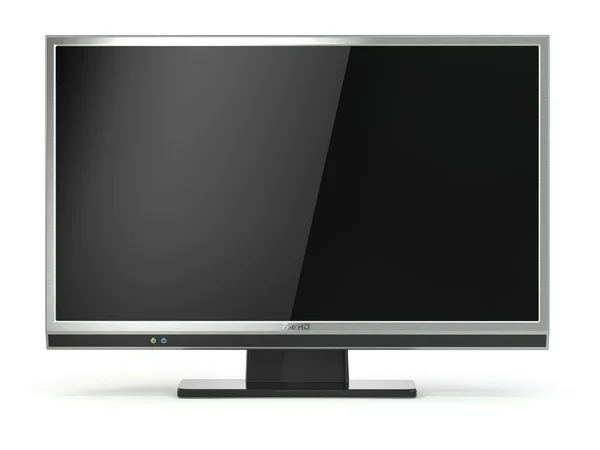 フラット テレビは、液晶やプラズマを画面します。.デジタル放送テレビ. — ストック写真