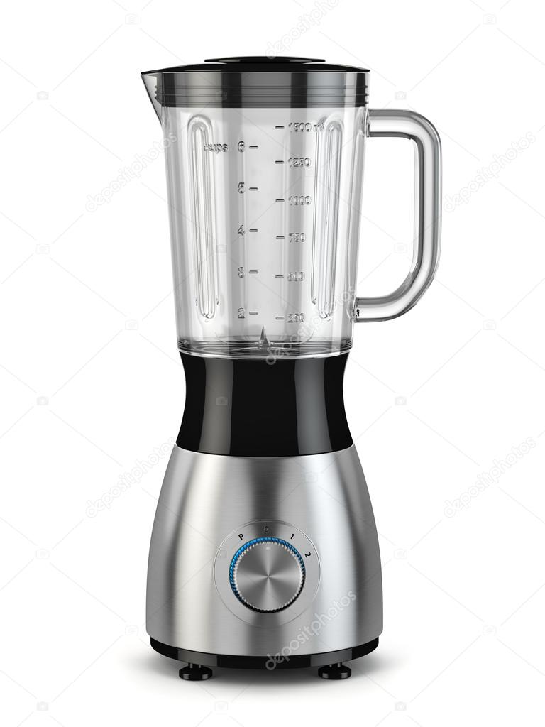 Electric blender. Kitchen appliance, equipment isolated on white