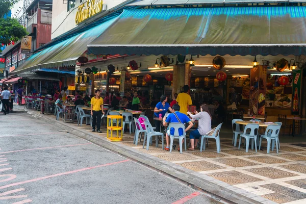 Kinesisk restaurang i populära Bikit Bintang Street Kuala Lumpur — Stockfoto
