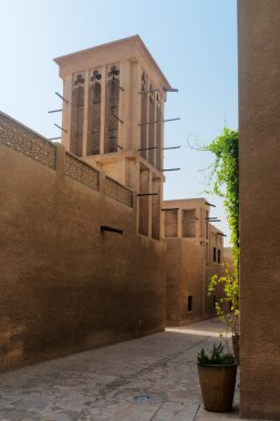 küçük alleyways bastakiya Dubai eski tüccar Mahallesi