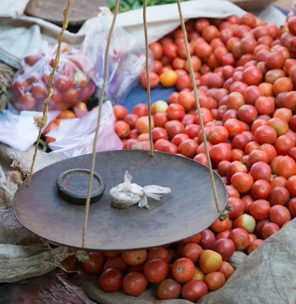 Pan scala Matal sul mercato aperto tradizionale — Foto Stock